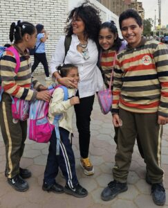 I quattro bimbi iscritti alla New Egyptian Language School