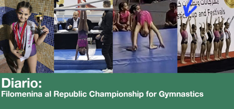 Filomena partecipa al Republic Championship for Gymnastics under seven years old, al Cairo